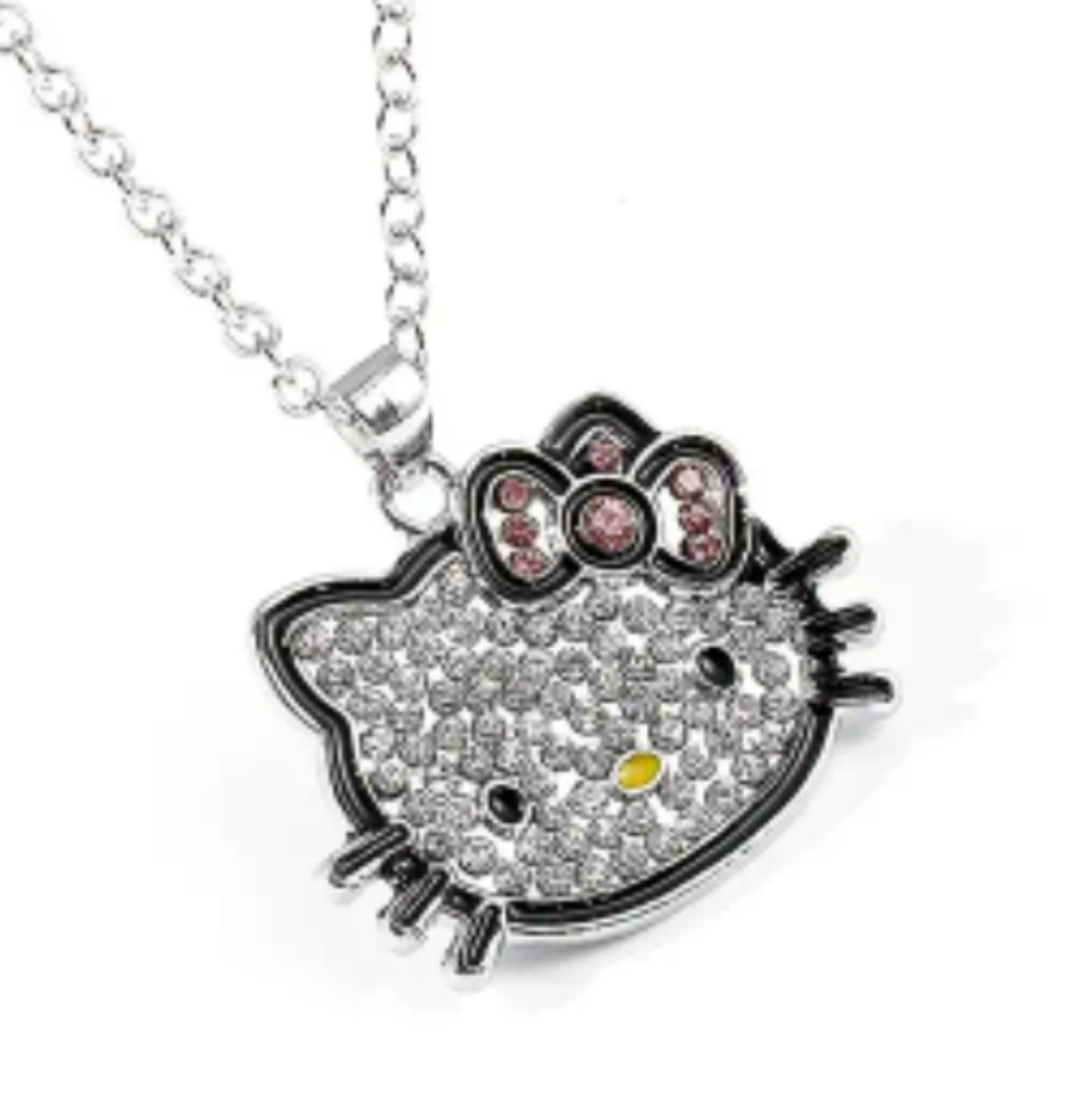 Hello Kitty Rhinestone Necklace